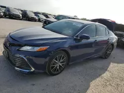 Salvage cars for sale at San Antonio, TX auction: 2024 Toyota Camry XLE