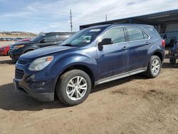 Salvage cars for sale from Copart Colorado Springs, CO: 2017 Chevrolet Equinox LS