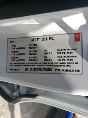 2018 Tesla Model 3