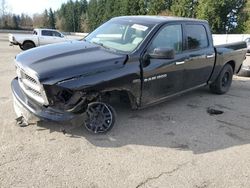 Salvage cars for sale at Arlington, WA auction: 2012 Dodge RAM 1500 SLT