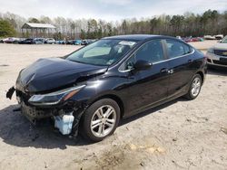 Salvage cars for sale from Copart Charles City, VA: 2017 Chevrolet Cruze LT