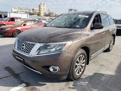 Nissan salvage cars for sale: 2015 Nissan Pathfinder S