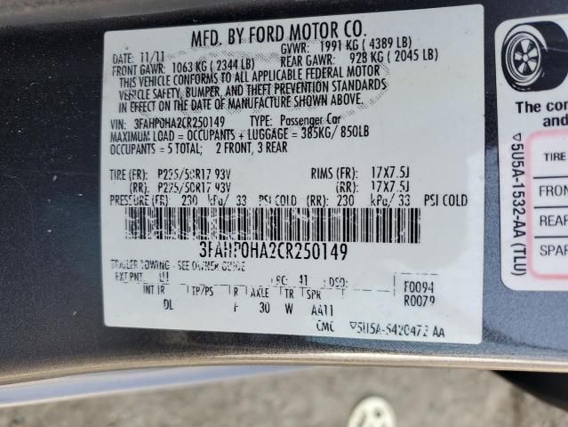 2012 Ford Fusion SE