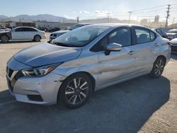 Salvage cars for sale at Sun Valley, CA auction: 2021 Nissan Versa SV