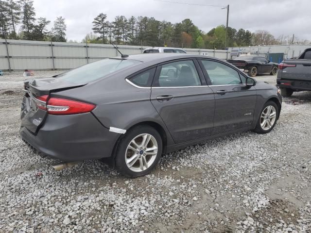 2018 Ford Fusion SE Hybrid