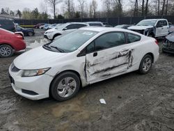 Salvage cars for sale from Copart Waldorf, MD: 2013 Honda Civic LX