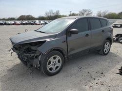 Salvage cars for sale from Copart San Antonio, TX: 2017 Ford Escape S