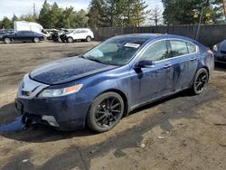 Acura salvage cars for sale: 2009 Acura TL