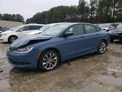 Salvage cars for sale at Seaford, DE auction: 2015 Chrysler 200 S