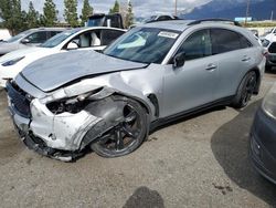 Infiniti QX70 salvage cars for sale: 2017 Infiniti QX70