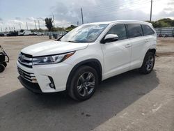 2018 Toyota Highlander Limited for sale in Miami, FL