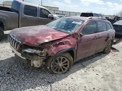 Salvage cars for sale from Copart Haslet, TX: 2019 Jeep Cherokee Latitude Plus