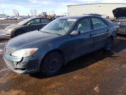 Salvage cars for sale from Copart Rocky View County, AB: 2003 Toyota Camry LE