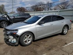 Salvage cars for sale at Moraine, OH auction: 2017 Chevrolet Malibu LS