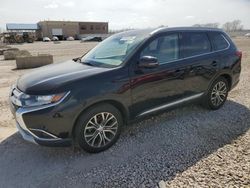 Salvage cars for sale at Kansas City, KS auction: 2017 Mitsubishi Outlander SE