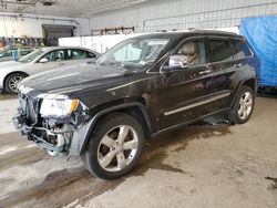 Jeep Grand Cherokee Overland salvage cars for sale: 2012 Jeep Grand Cherokee Overland