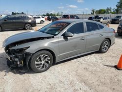 Salvage cars for sale from Copart Houston, TX: 2020 Hyundai Sonata Hybrid