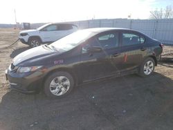 Salvage cars for sale at Greenwood, NE auction: 2014 Honda Civic LX