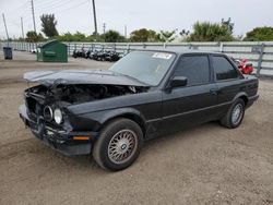 Salvage cars for sale from Copart Miami, FL: 1991 BMW 318 IS