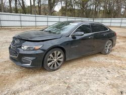 Salvage cars for sale from Copart Austell, GA: 2017 Chevrolet Malibu Premier
