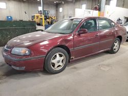 Chevrolet salvage cars for sale: 2002 Chevrolet Impala LS