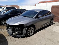 Salvage cars for sale from Copart North Las Vegas, NV: 2015 Chrysler 200 S