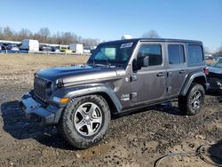 Salvage cars for sale from Copart Hillsborough, NJ: 2018 Jeep Wrangler Unlimited Sport
