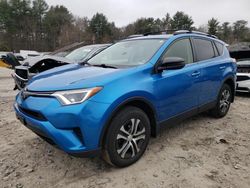 Salvage cars for sale at Mendon, MA auction: 2018 Toyota Rav4 LE
