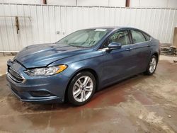 Salvage cars for sale at Lansing, MI auction: 2018 Ford Fusion SE