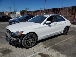 Salvage cars for sale from Copart Wilmington, CA: 2019 Mercedes-Benz C300