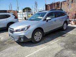 Salvage cars for sale from Copart Wilmington, CA: 2019 Subaru Outback 2.5I Premium