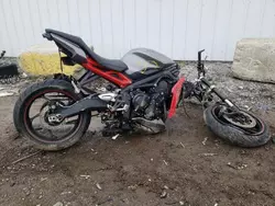 Salvage cars for sale from Copart Chicago Heights, IL: 2014 Triumph Street Triple R