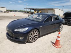 Salvage cars for sale from Copart Temple, TX: 2013 Tesla Model S