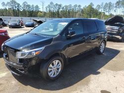 Salvage cars for sale from Copart Harleyville, SC: 2017 KIA Sedona LX