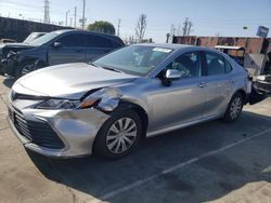 Salvage cars for sale from Copart Wilmington, CA: 2022 Toyota Camry LE