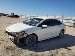 Salvage cars for sale at Andrews, TX auction: 2020 Toyota Corolla LE