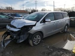 Salvage cars for sale from Copart Columbus, OH: 2017 KIA Sedona LX