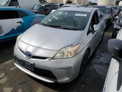 Salvage cars for sale at Martinez, CA auction: 2013 Toyota Prius