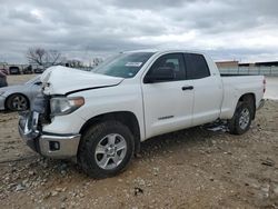 Salvage cars for sale from Copart Haslet, TX: 2018 Toyota Tundra Double Cab SR/SR5
