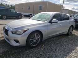 Salvage cars for sale at Ellenwood, GA auction: 2019 Infiniti Q50 Luxe