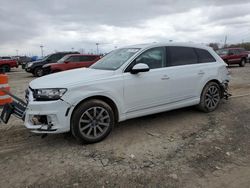 Salvage cars for sale at Indianapolis, IN auction: 2017 Audi Q7 Premium Plus