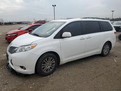 Salvage cars for sale at Indianapolis, IN auction: 2013 Toyota Sienna XLE
