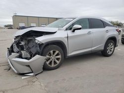 Salvage cars for sale from Copart Wilmer, TX: 2017 Lexus RX 350 Base
