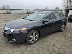 Salvage cars for sale from Copart Arlington, WA: 2012 Acura TSX Tech