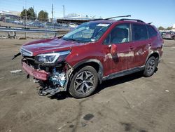 Subaru Forester Premium salvage cars for sale: 2021 Subaru Forester Premium