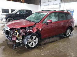 Salvage cars for sale from Copart Blaine, MN: 2015 Subaru Forester 2.5I Premium