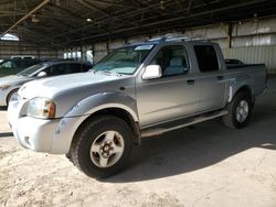 Salvage cars for sale from Copart Phoenix, AZ: 2001 Nissan Frontier Crew Cab XE