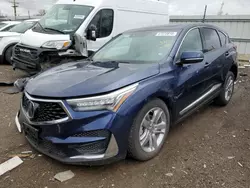 Salvage cars for sale from Copart Chicago Heights, IL: 2019 Acura RDX Advance