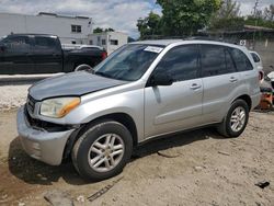 Salvage cars for sale at Opa Locka, FL auction: 2002 Toyota Rav4