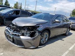 Salvage cars for sale from Copart Rancho Cucamonga, CA: 2017 Toyota Camry LE